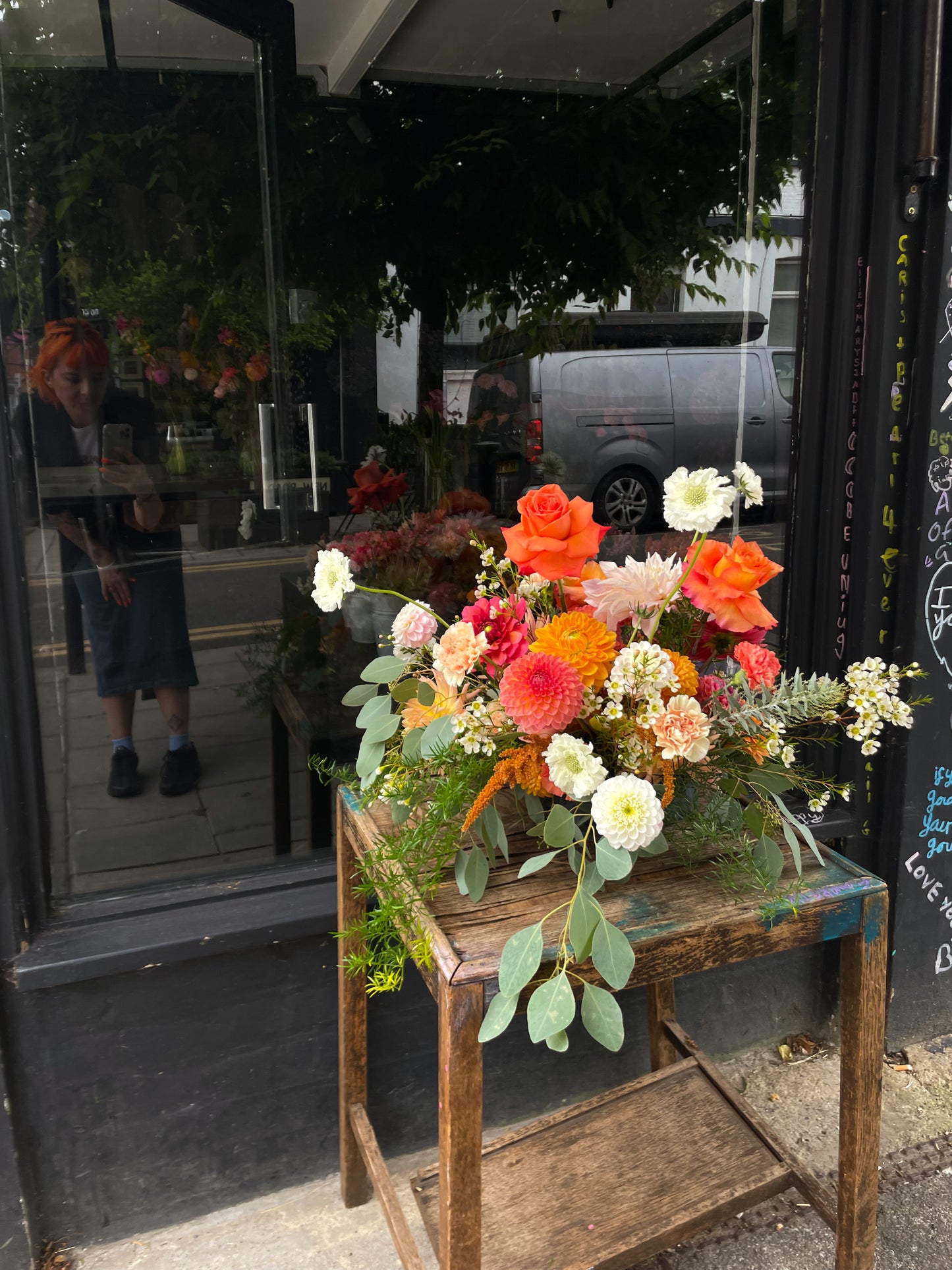 Seasonal Flower Table arrangement bowls